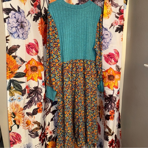 Emery Rose by SHEIN Floral Multicolor Dress - Picture 2 of 7